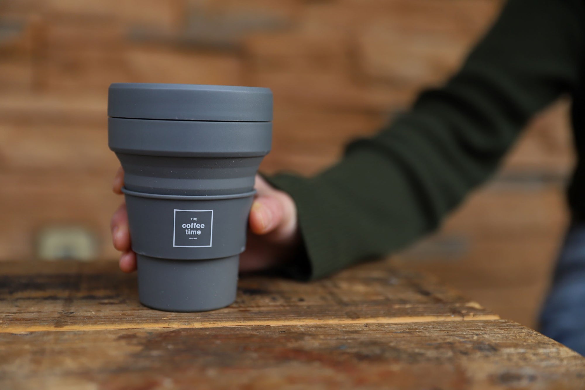 【THEcoffeetime オリジナル】Stojo 12oz 355ml Carbon