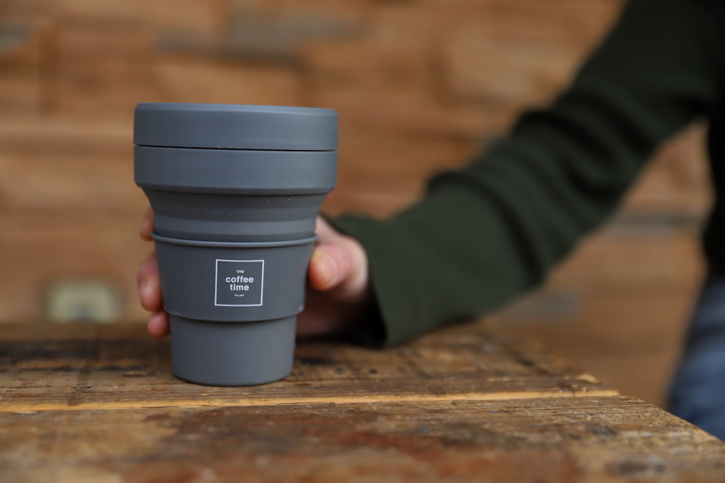 【THEcoffeetime オリジナル】Stojo 12oz 355ml Carbon