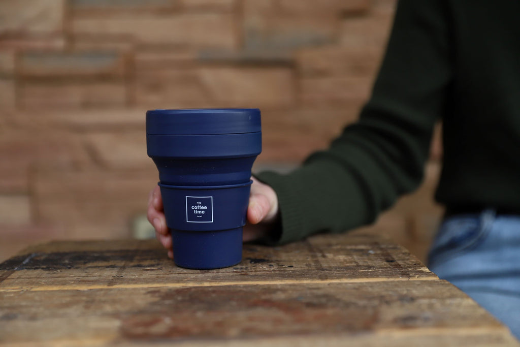 【THEcoffeetime オリジナル】Stojo 12oz 355ml Denim