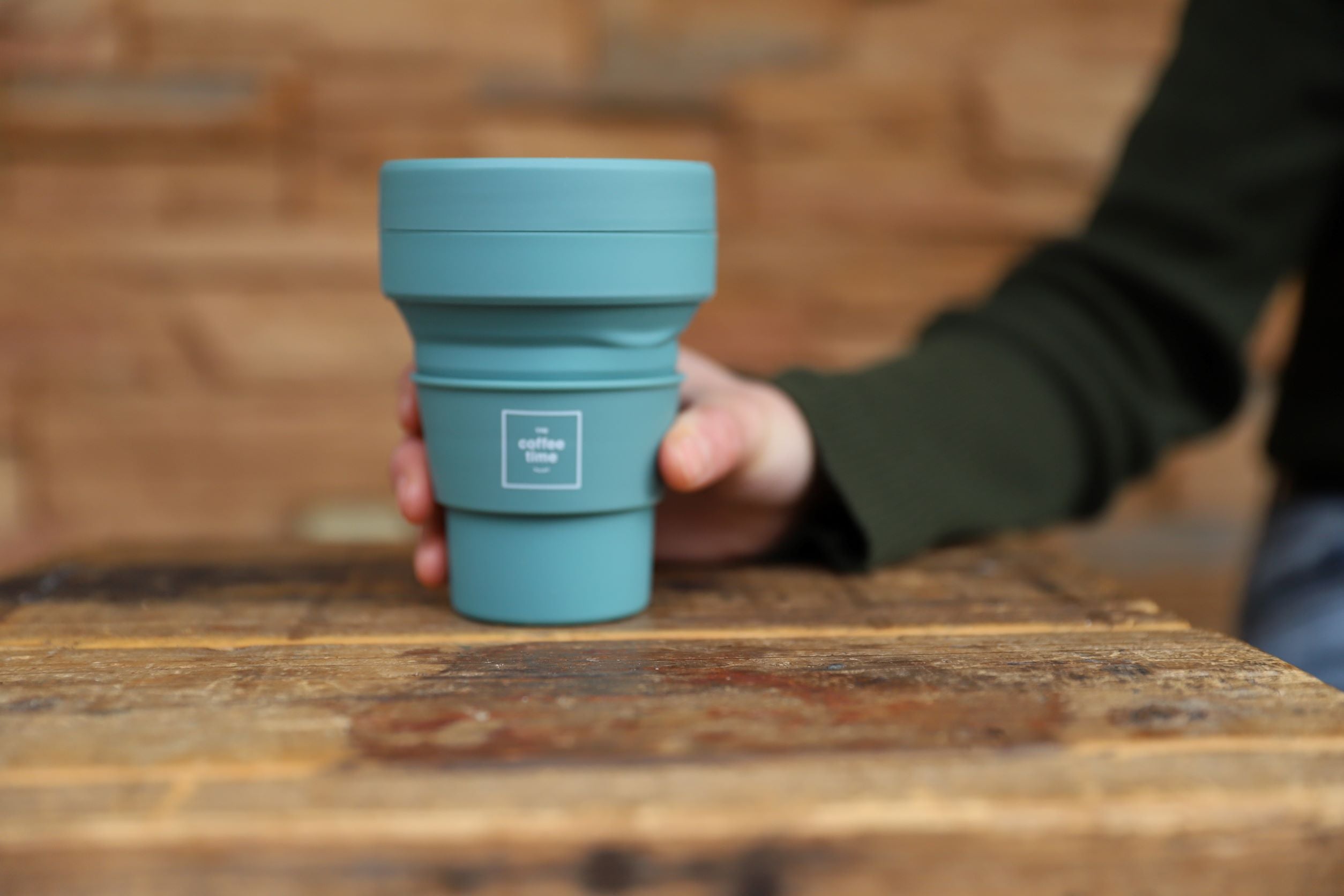【THEcoffeetime オリジナル】Stojo 12oz 355ml Eucalyptus