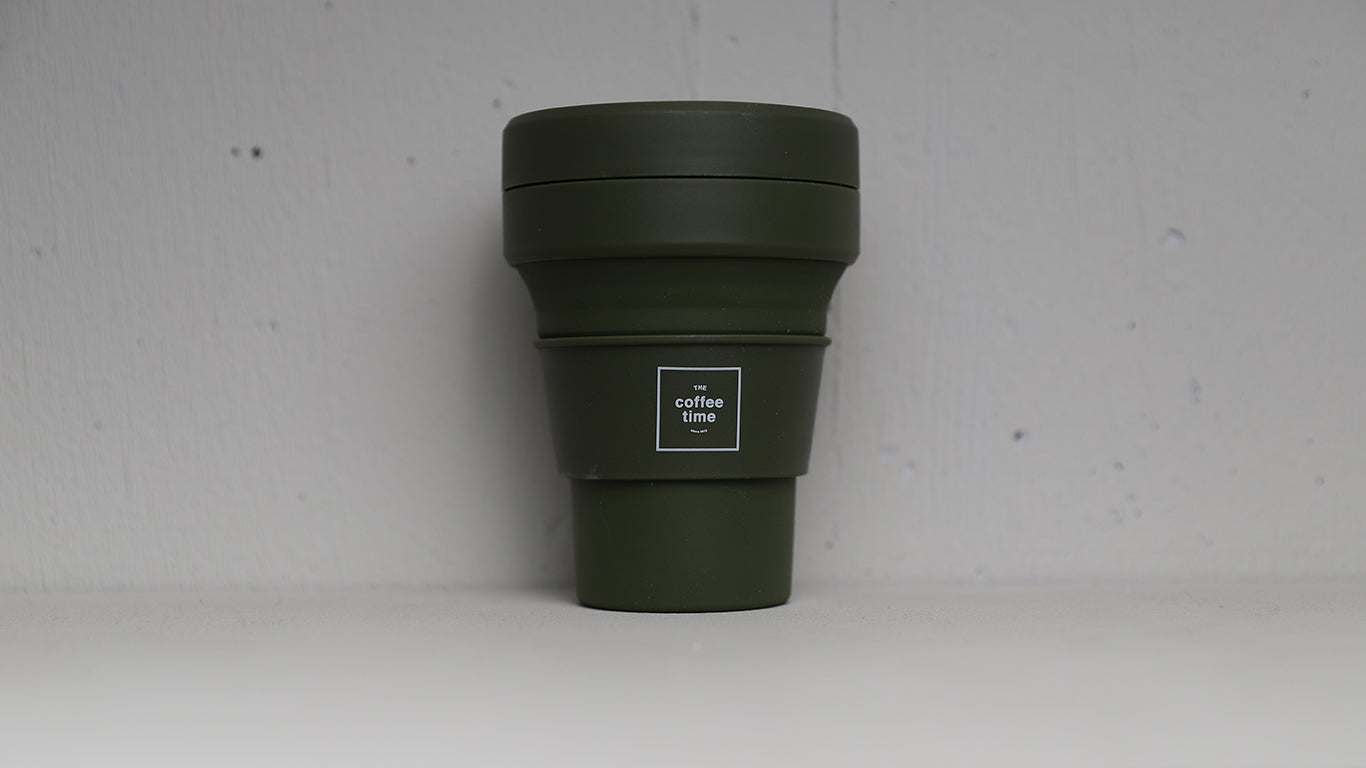 【THEcoffeetime オリジナル】Stojo 12oz 355ml Moss