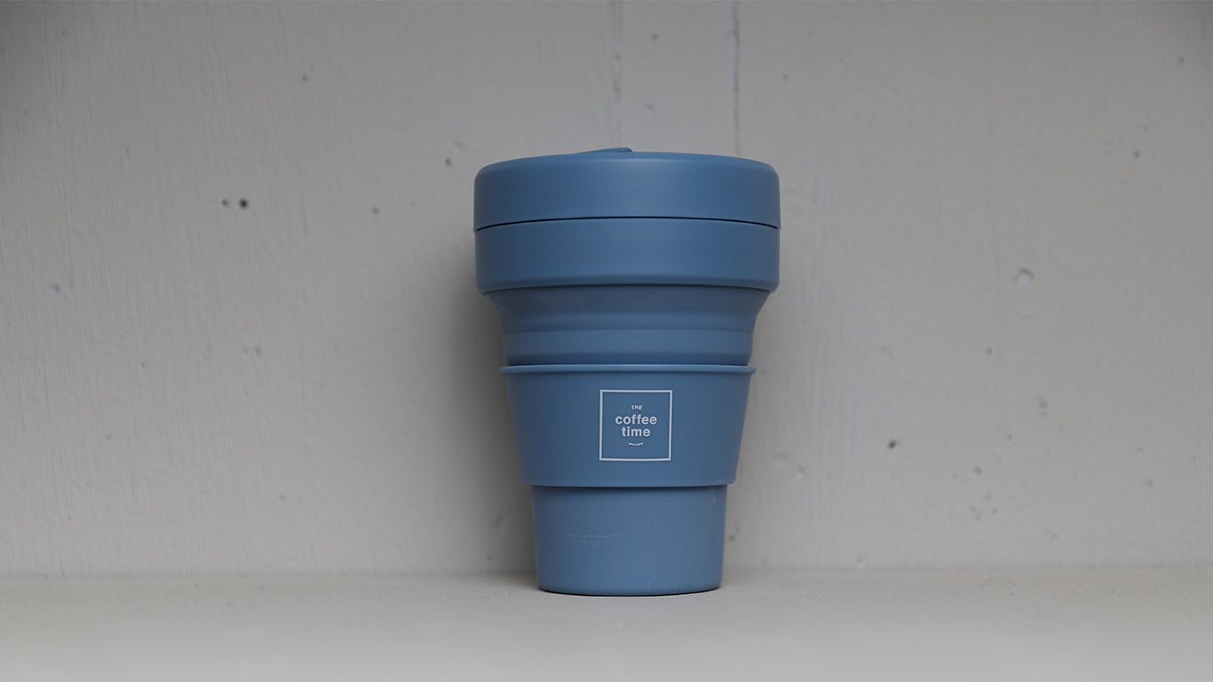 【THEcoffeetime オリジナル】Stojo 12oz 355ml Steal